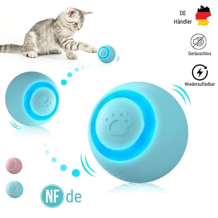Interaktives Katzenspielzeug mit Feder & LED - Bild 3
